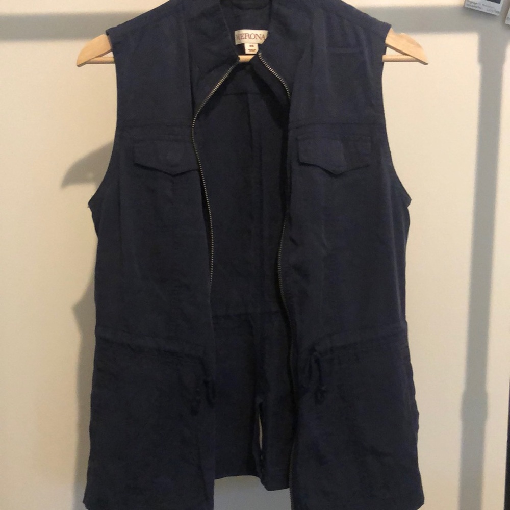 Navy Blue Vest, size XS